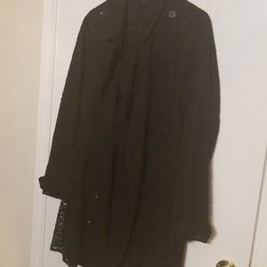 Nwot lace trench coat